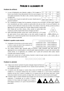 Problemi di allenamento III