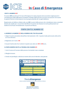 ICE In Caso di Emergenza - Treviso Emergenza
