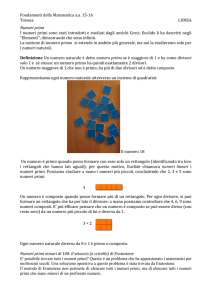Fondamenti della Matematica a.a. 15