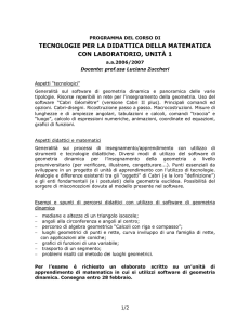 Programma - Dipartimento di Matematica e Informatica