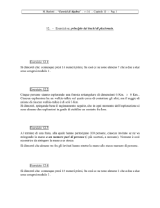 Esercizi sul principio dei buchi di piccionaia File