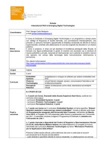 Scheda PhD EDT_rev - Scuola Superiore Sant`Anna