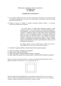 1 Ana Millán Gasca a.a. 2009-2010 Complementi ed esercitazioni 4