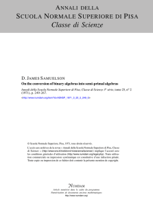 On the conversion of binary algebras into semi-primal