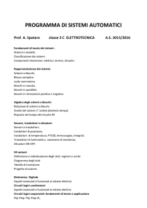 programma di sistemi automatici