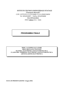 programma finale