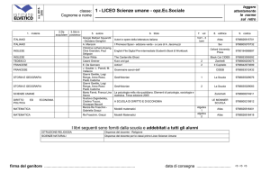 1 Liceo Sc.Umane (opz.Ec.Sociale)