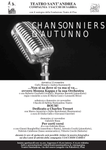chansonniers d`autunno