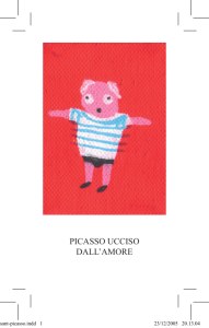 PICASSO UCCISO DALL`AMORE