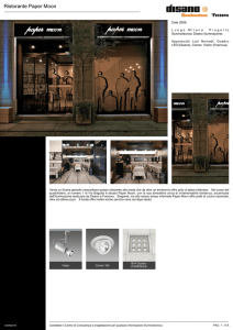 Ristorante Paper Moon - Disano Illuminazione spa