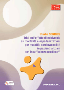 Studio SENIORS Trial sull`effetto di nebivololo su mortalità e