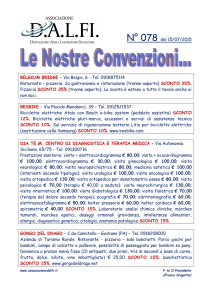 convenzioni 2015 - Associazione DALFI.