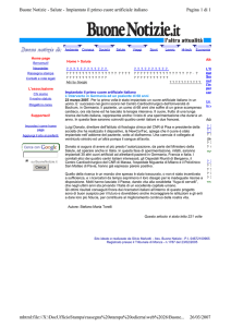 Pagina 1 di 1 Buone Notizie - Salute