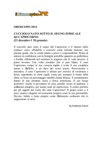 capricorno - Il Biancospino