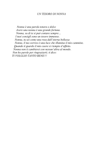 UN TESORO DI NONNA