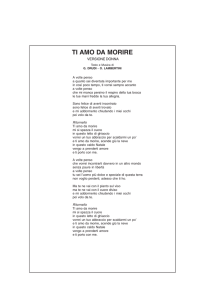 ti amo da morire