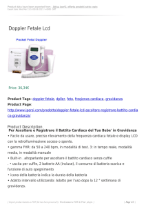 Doppler Fetale Lcd
