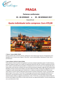 Quota individuale tutto compreso: Euro 470,00