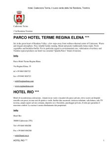 Hotel, Caderzone Terme, il cuore verde della Val Rendena, Trentino