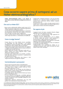 Cosa occorre sapere prima di sottoporsi ad un Holter