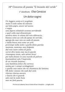Un dolce sogno - Comune di Castel d`Aiano