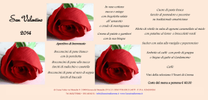 San Valentino 2014 - La Cucina di Crema