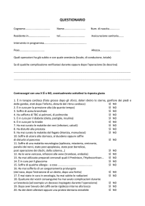 questionario - Vacanze a Praga