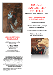 festa di san camillo de lellis