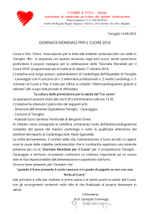 GIORNATA MONDIALE PER IL CUORE 2016