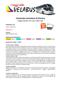 Carnevale veneziano di Annecy