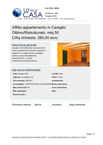 Affitto appartamento in Caraglio Ottimo/Ristrutturato, mtq 50 Cifra
