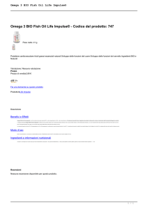 Omega 3 BIO Fish Oil Life Impulse