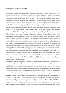 Sulla poesia di Daniele Serafini