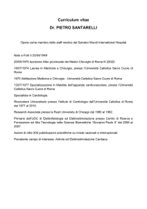 Curriculum vitae Dr. PIETRO SANTARELLI