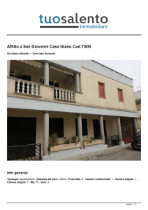 Affitto a San Giovanni Casa Giano Cod.TS05