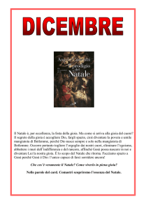 Il Natale è, per eccellenza, la festa della gioia. Ma come si arriva alla