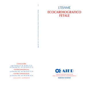 L`esame ecocardiografico fetale