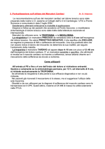 Utilizzo marcatori cardiaci