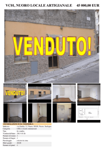 vc01, nuoro locale artigianale 45 000,00 eur