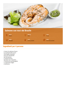 Salmone con noci del Brasile | Olio Cuore