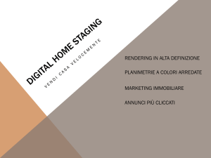 rendering in alta definizione planimetrie a colori arredate marketing