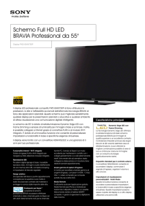 Schermo Full HD LED BRAVIA Professional da 55