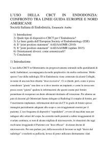 l`uso della cbct in endodonzia: confronto tra linee guida