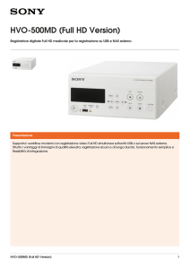 HVO-500MD (Full HD Version) Brochure