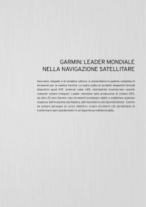 GArmIN: LeADer mONDIALe NeLLA NAVIGAzIONe