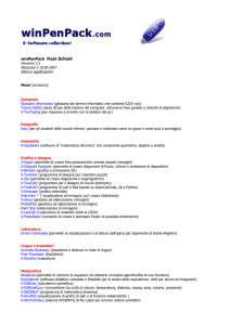 winPenPack Flash School Elenco applicazioni