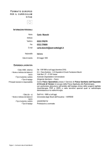 bianchi carla - Ospedale di Circolo