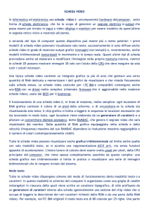 SCHEDA VIDEO In informatica ed elettronica una scheda video è