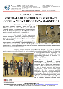 OSPEDALE DI PINEROLO: INAUGURATA OGGI LA NUOVA