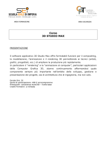 Corso 3D STUDIO MAX - Scuola Edile Imperia